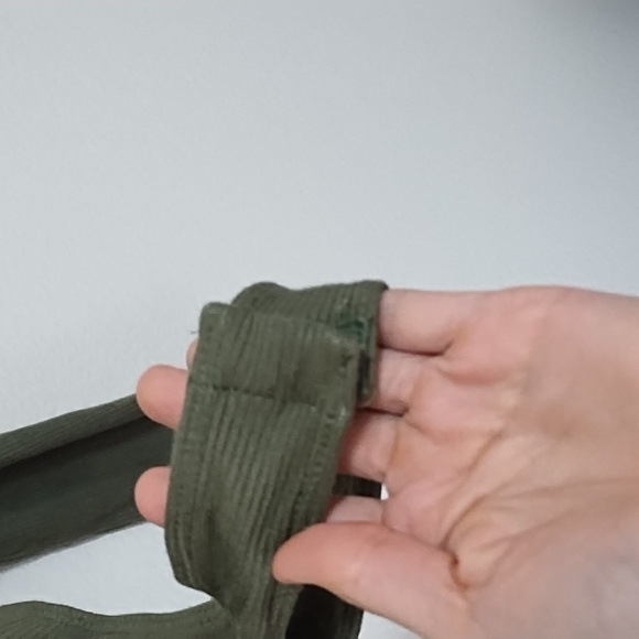 Lulu's Simply the Best Olive Green Long Sleeve Button-Front Bodysuit Size M - Picture 5 of 8